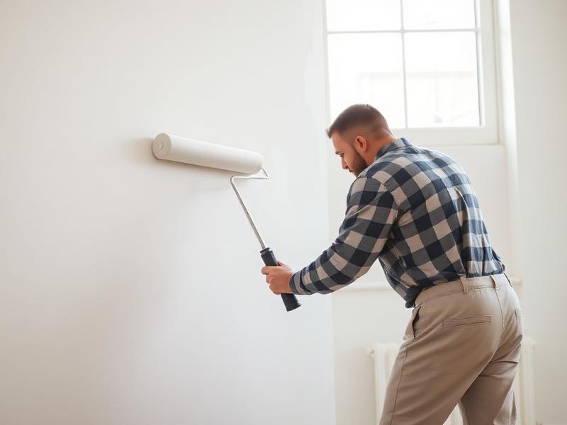 Profesional de pintura trabajando en México